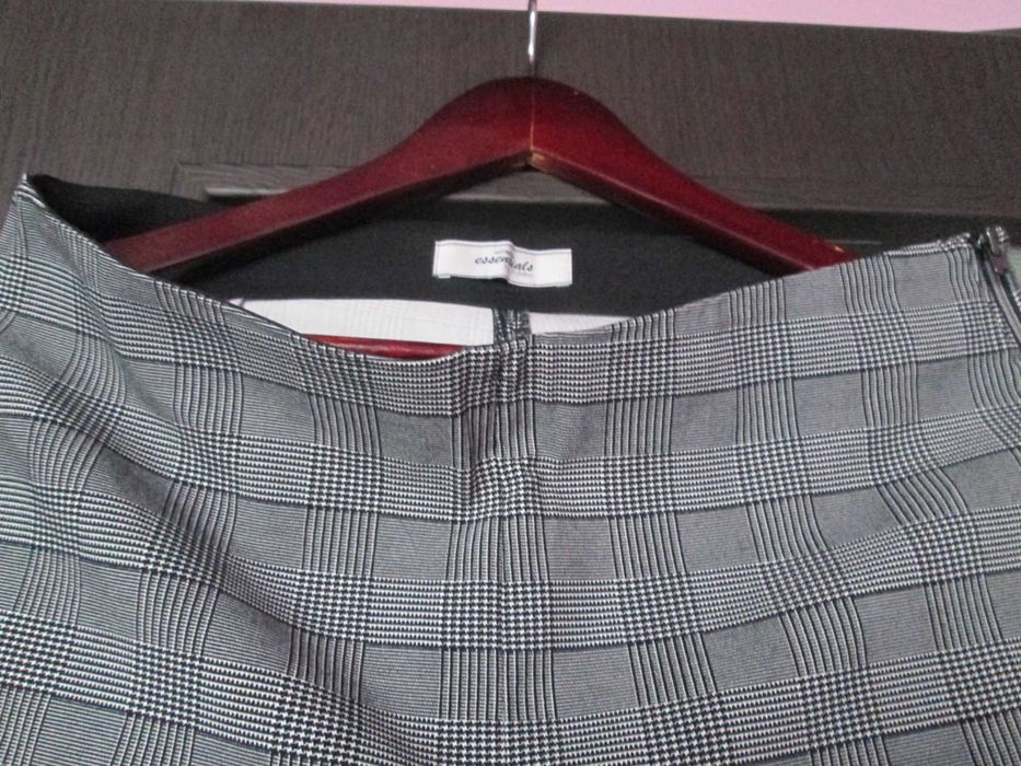 pantaloni elastici carouri dame 42