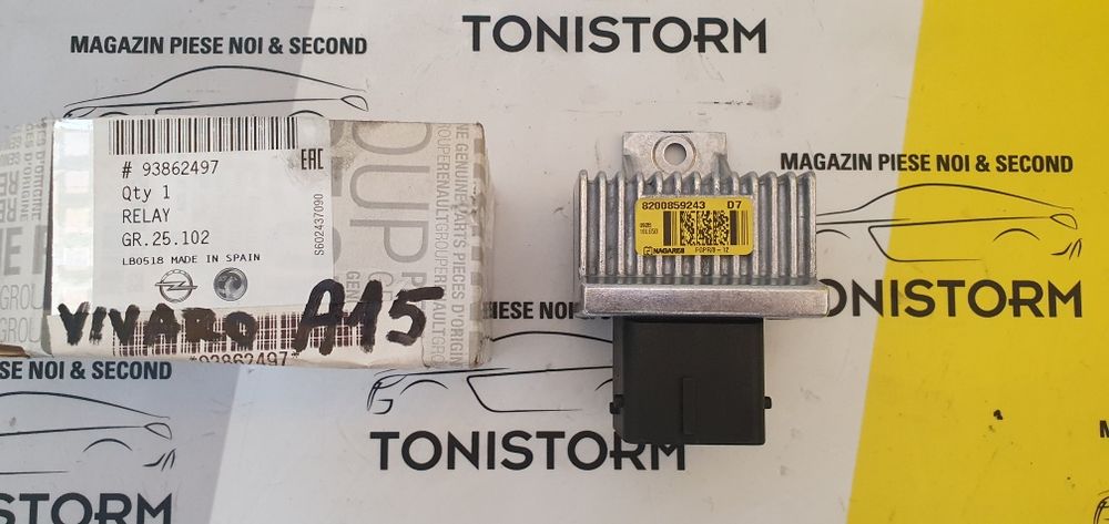 Releu bujii incandescente Opel Vivaro, Renault Trafic, gm 93862497