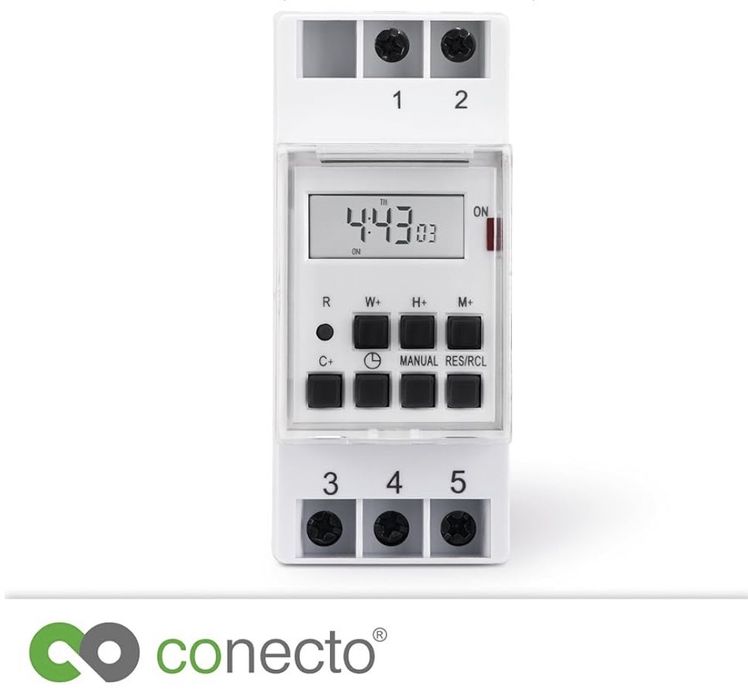 Temporizator digital conecto pentru șină DIN panou de comutare