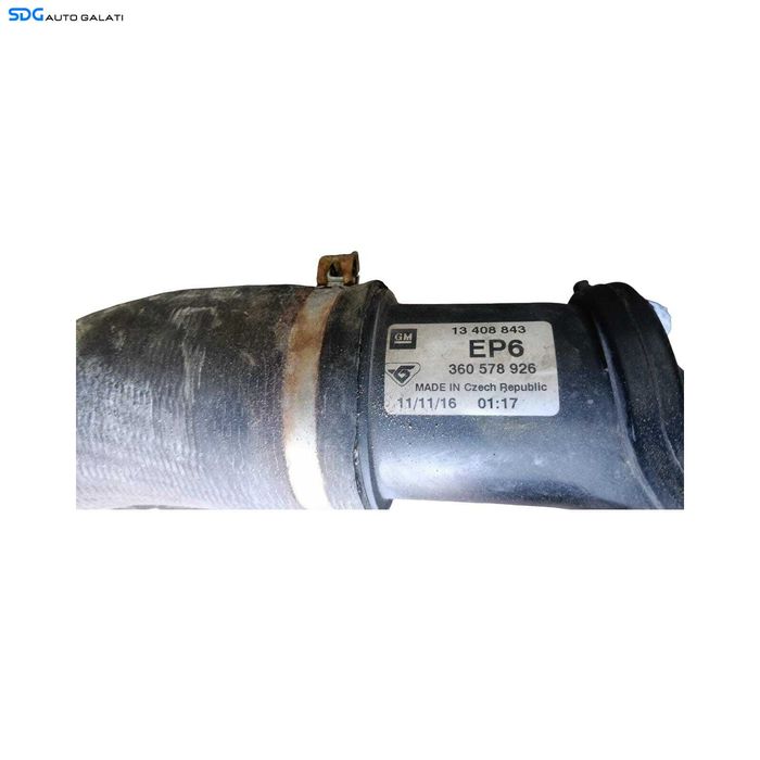 Furtun Conducta Tub Tubulatura Presiune Aer Intercooler Opel Astra J 1.3 CDTI 2009 - 2016 Cod 13408843 360578926 [M9398]