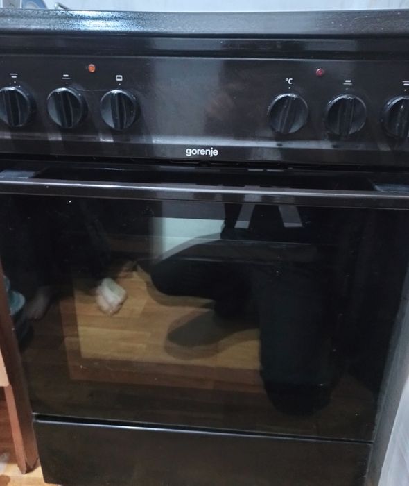 Elektrichiskiy gaz plita 4 ta kamforli Gorenje