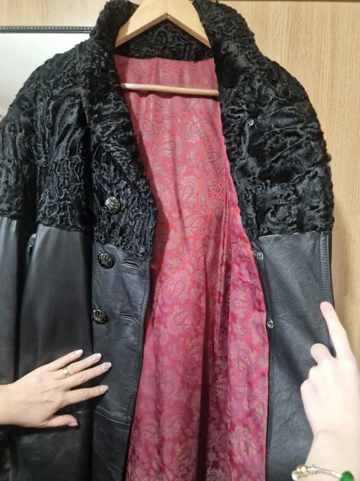 Palton piele naturala