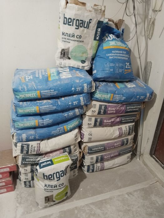 Сухие смеси шпаклёвка штукатурка