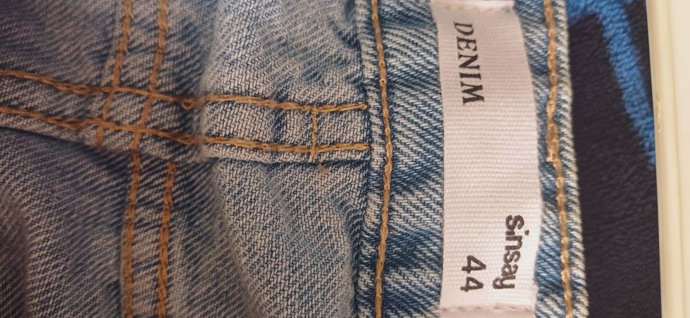 Юбка джинсовая светло- голубая