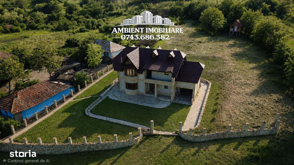 Casă spațioasă cu teren generos de 3.200 mp, VASLUI - MÎNJEȘTI;