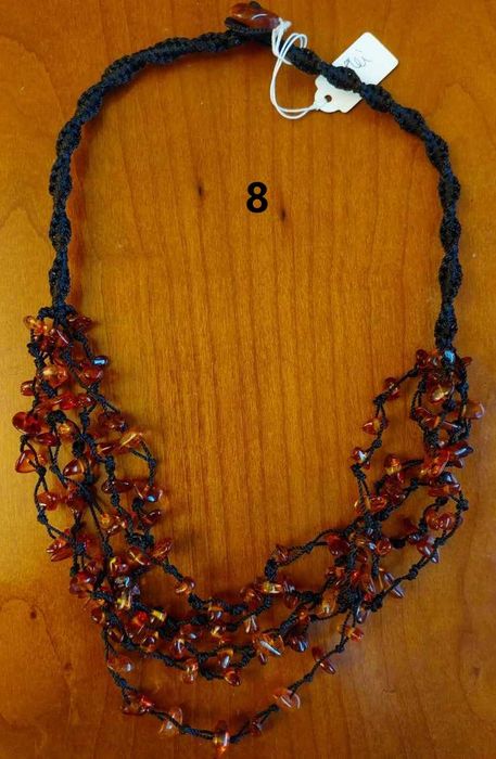 coliere diverse, plastic/metal/os/perle/semipretioase