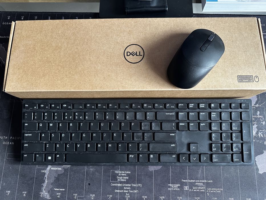 Комплект клавиатура и мишка Dell Pro Wireless 580-AJRP, черни, 4000DPI