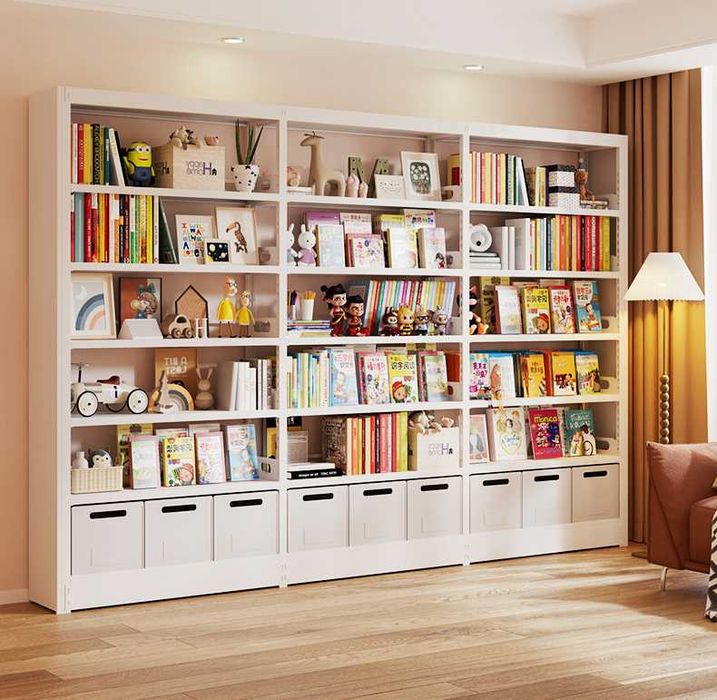 Книжная полка/Kutubxona kitob tokchasi/Стальная книжная полка для дома