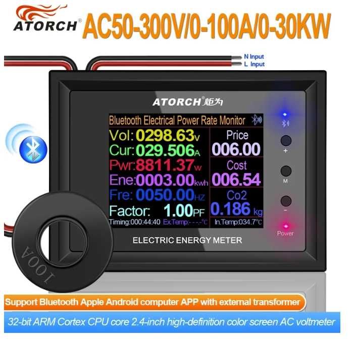 Електромер AT24CB + bluetooth