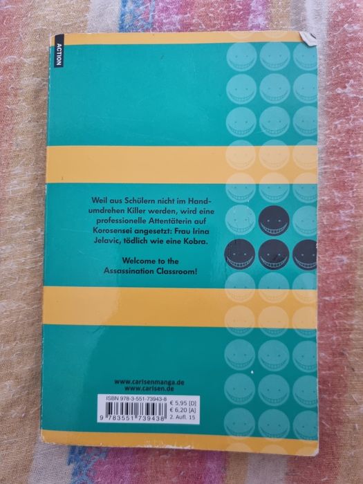 Assassination classroom carte