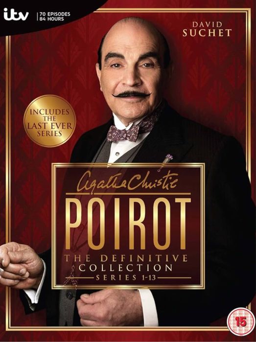 Film Serial Agatha Christies Hercule Poirot Sesoons 1-13 DVD BoxSet