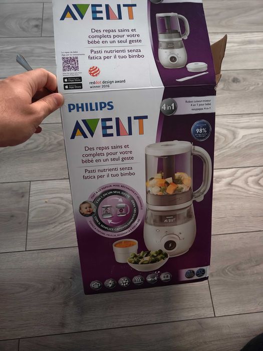 Vand aparat hrana bebe mixer aburi Philips Avent 4 in 1