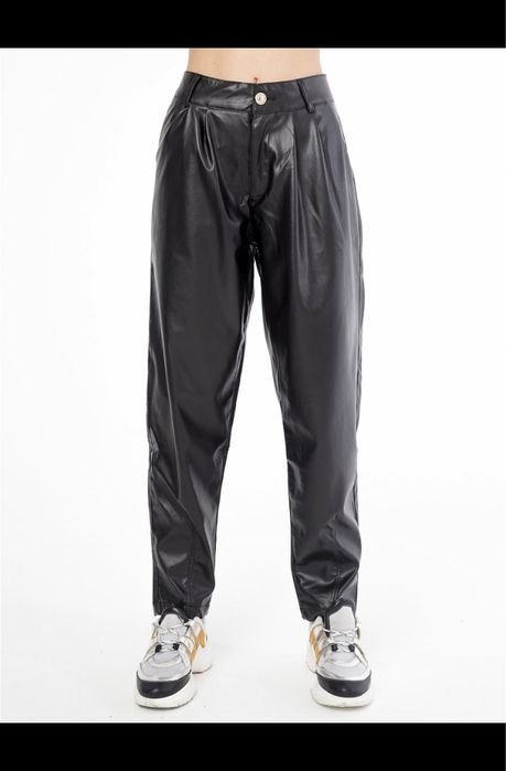 Новые. Стильные кожаные брюки. Турция.