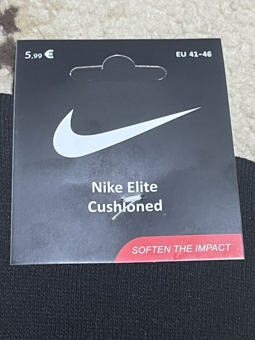 Set 12 perechi sosete Nike/negre-100% bumbac