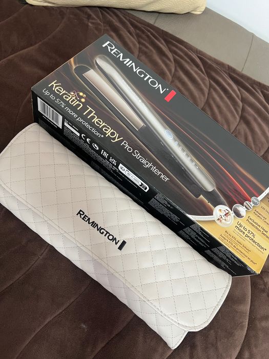 Преса за изправяне на коса - Remington Keratin therapy