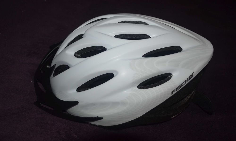 Fischer White Vision Casca Ciclism Marime L/XL 58-61 cm + LED