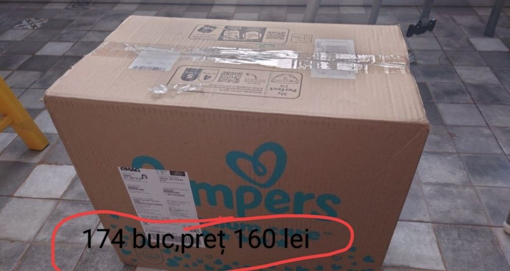 Pampers de la nr 0-8