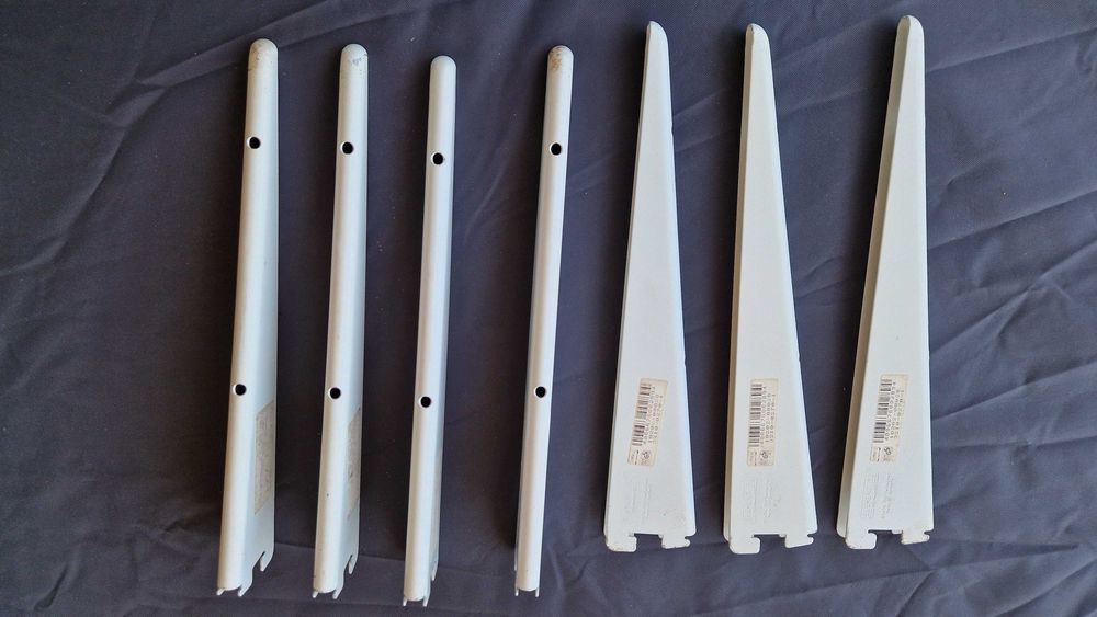 Метални държачи - бели