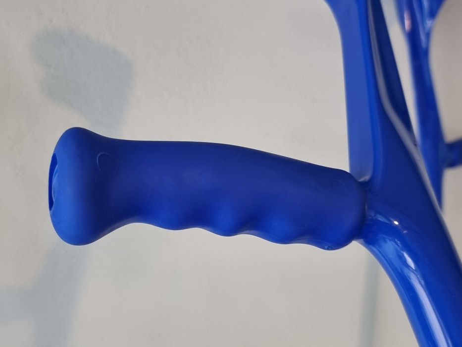 Carje reglabile antebrat, aluminiu, cu maner silicon