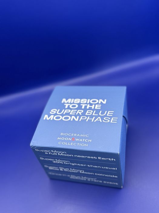 Swatch x Omega “MoonSwatch”Mission to the Super Blue Moonphase