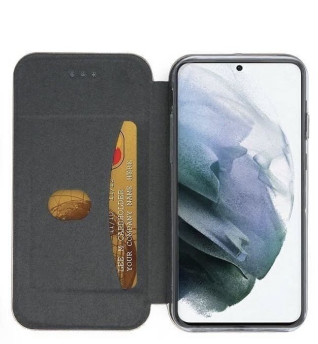 Samsung A23/A13/A12/A15/A05/A16/A17 Husa Flip Carte Card Imitatie Piel