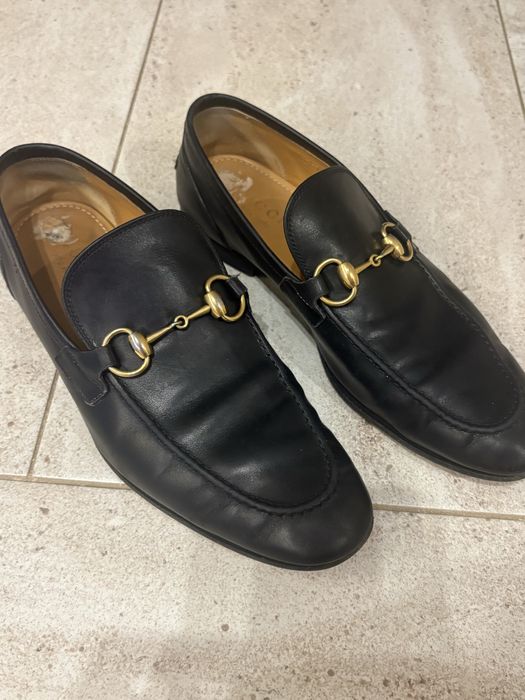 Оригинални унисекс лоуфъри Gucci, размер 41, кожа calf leather