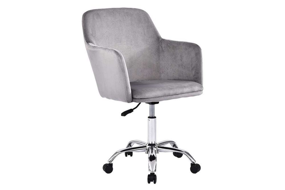 Офис стол Puzzle-home Xever, 2 цвята, Кадифе, 55х54х80см.