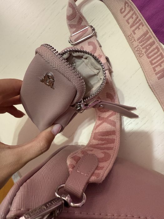 Розова чанта Steve Madden