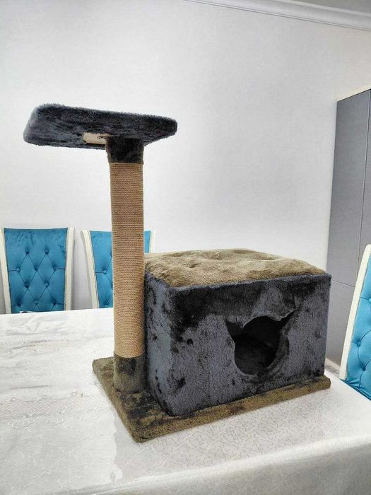 Когтеточка-домик для кошки (3в1)