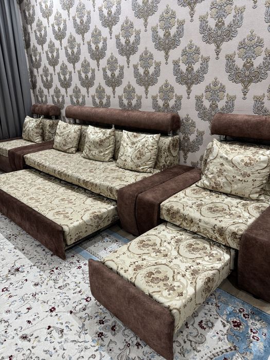 Диван и 2 кресла