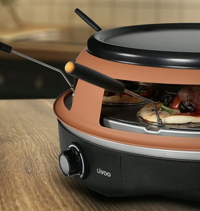 Cuptor de pizza mini DOC304, 1200 W, maro