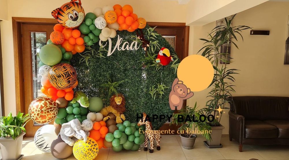 Botez, nunți, petreceri - evenimente cu baloane și flori artificiale