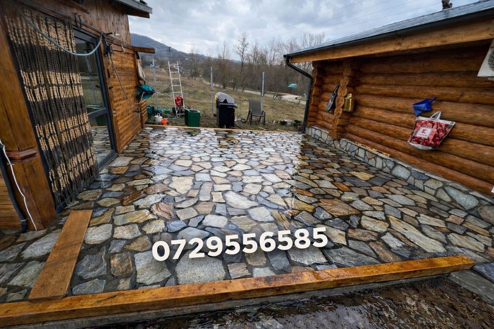 Piatra naturala de munte și montaj profesional