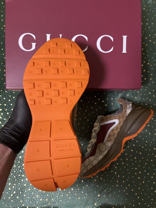 Gucci Rhyton Beige Brick Red