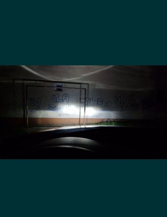 Set becuri led H4 cu lupa