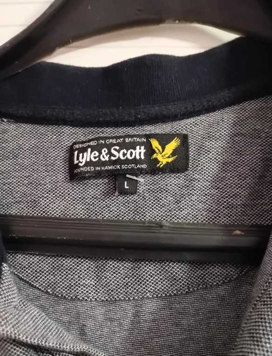 Чисто нова оригинална фланелка с яка Lyle & Scott