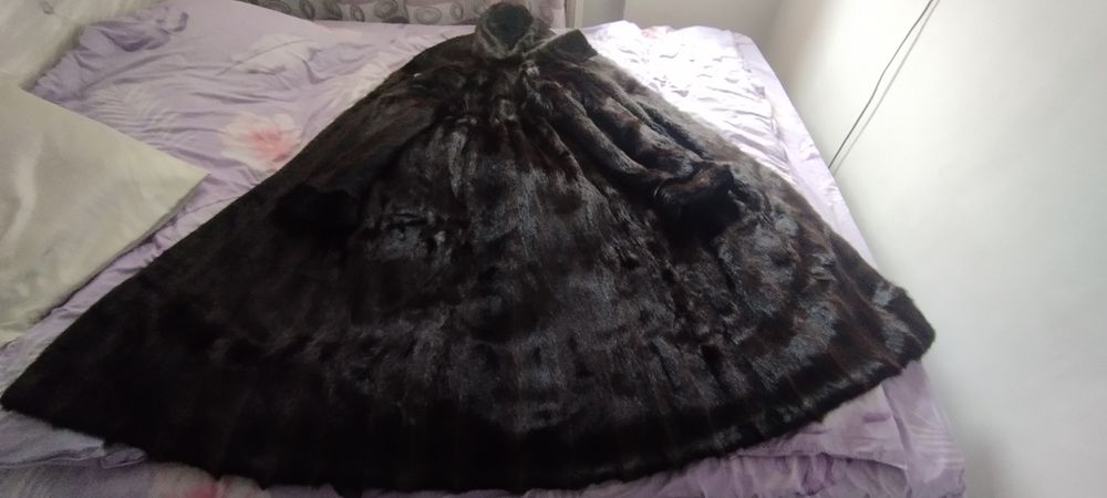 Шуба норковая длинная