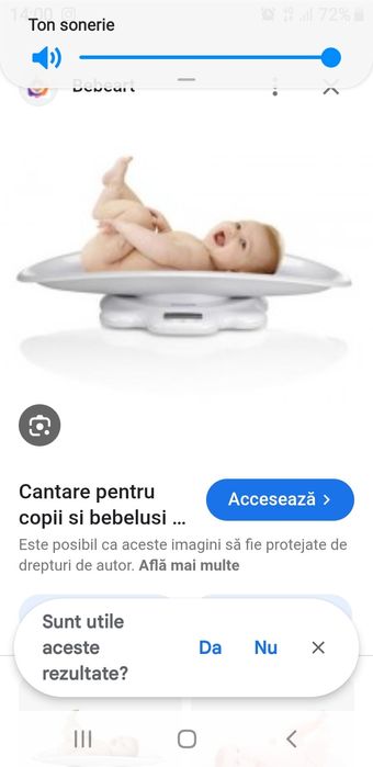 Cântar pentru nou născuti.