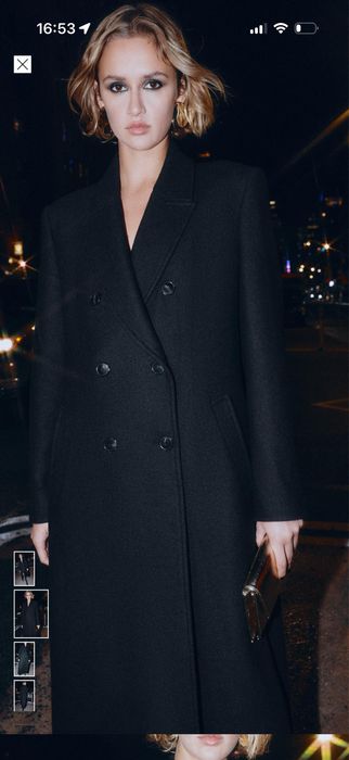 чисто ново палто zara вълнено