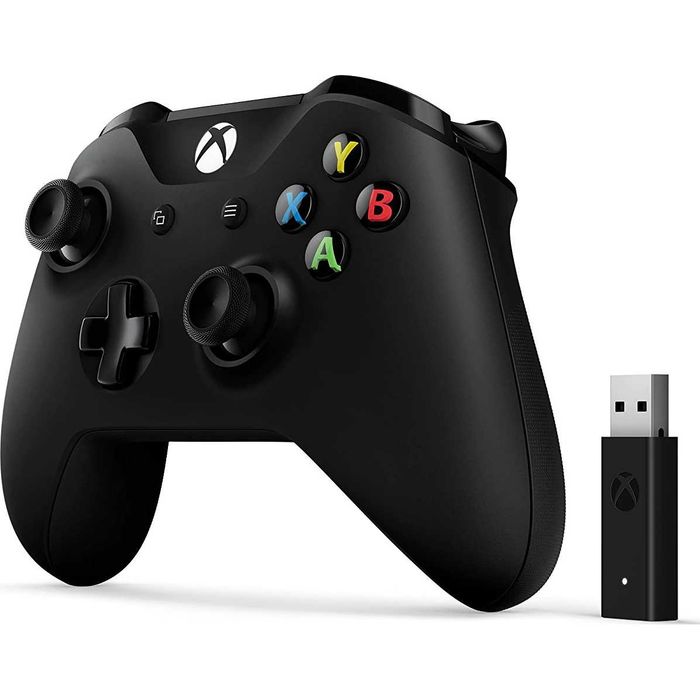 Controller Wireless MICROSOFT Xbox One + adaptor wireless Pc Win10 nou