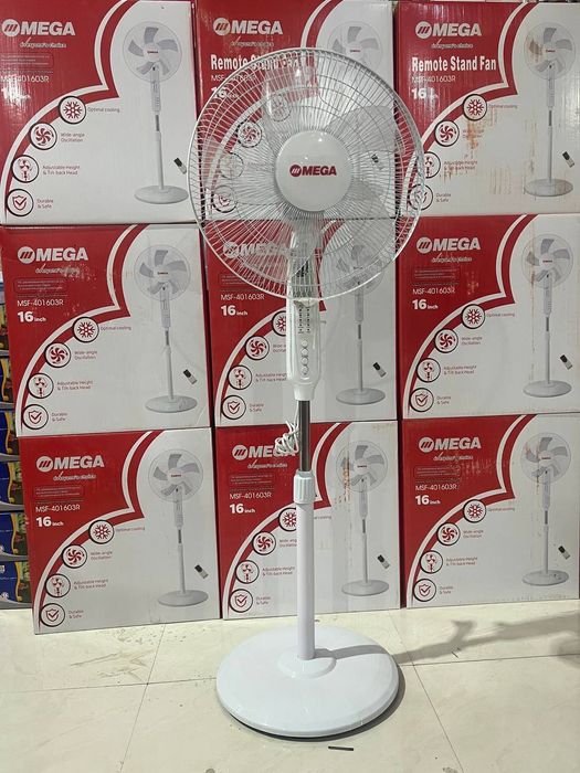 Mega ventilyatorlari shovqinsiz, sifati zo'r qora va oq rangda pultli