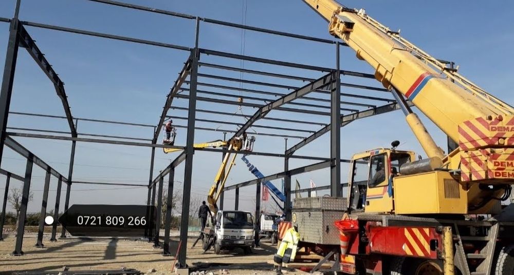 Constructii hale metalice spatii depozitare