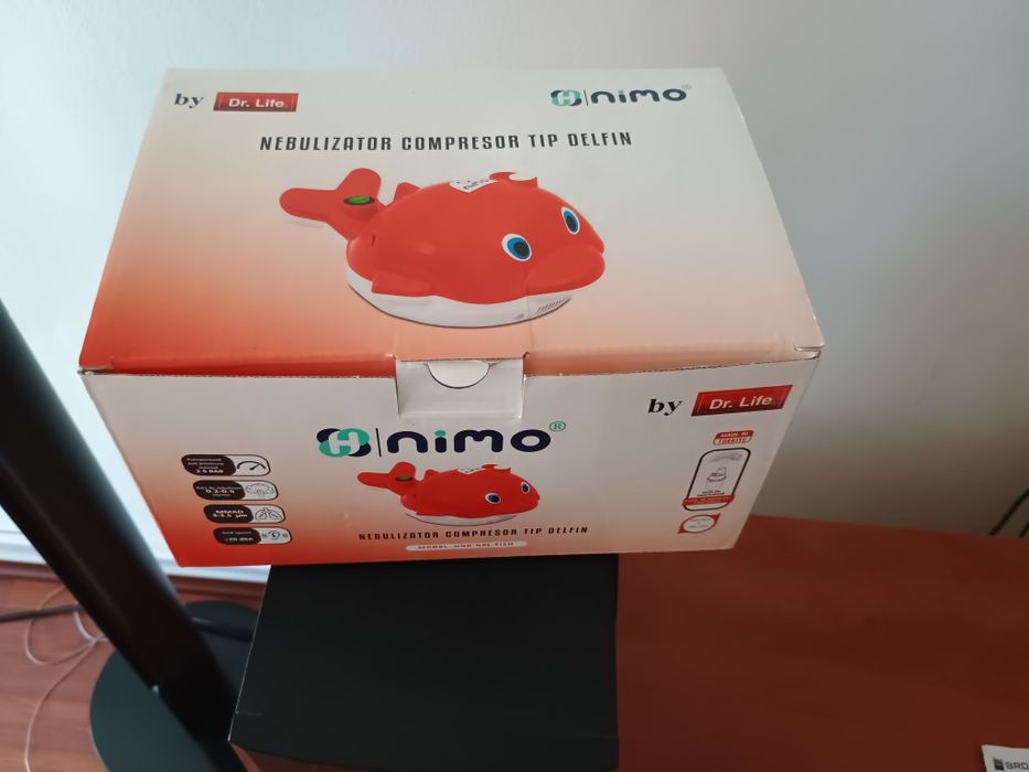 Nebulizator compresor tip delfin,aparat aerosol