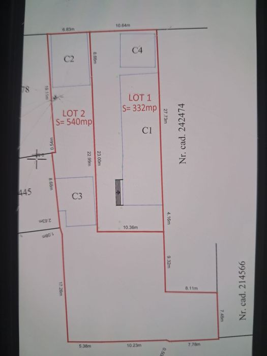 Se vinde Lotul nr.2 Craiova Dolj la 110000 € negociabil.