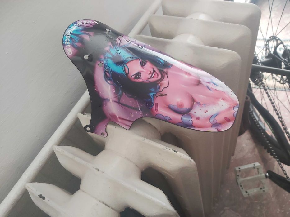 Apărătoare noroi bicicletă UNICAT – Custom, realizată la comandă (Design Pin-Up)
