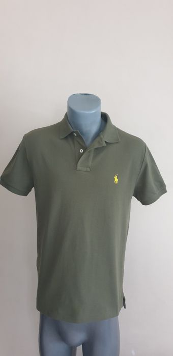POLO Ralph Lauren Pique Cotton Custom Slim S НОВО ОРИГИНАЛ Мъжка Тенис