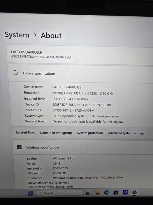 Asus ExpertBook nou Amanet BKG
