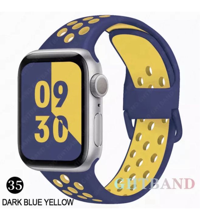Curea Husa Silicon Catifea Perforata Gauri Incarcator Ceas Apple Watch