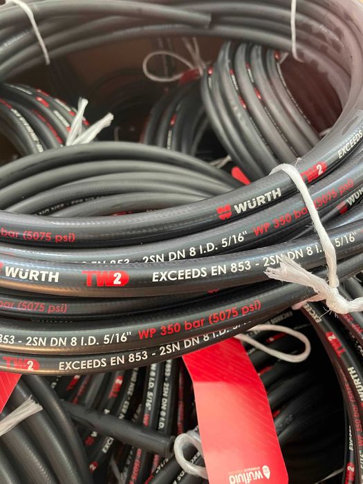 Furtun hidraulic 2SN fin DN8 Wurth Germany 350 bar 5/16" utilaje