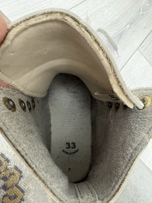 Детские коньки белые